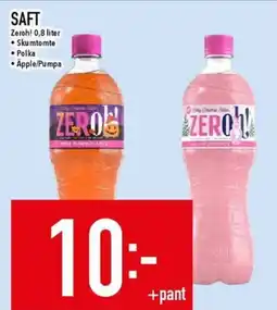 Matdax ZERO! Saft erbjuda