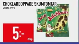 Matdax Cloetta Chokladdoppade skumtomtar erbjuda