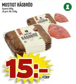 Matdax Garant Mustigt rågbröd erbjuda