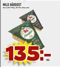 Matdax Arla Mild hårdost erbjuda