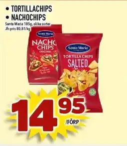 Matdax Santa Maria Tortillachips • Nachochips erbjuda