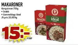 Matdax Kungsömen Makaroner erbjuda