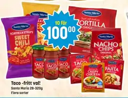 Eurocash Santa Maria Taco -fritt val! erbjuda