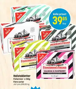 Eurocash Fisherman's Halstabletter erbjuda