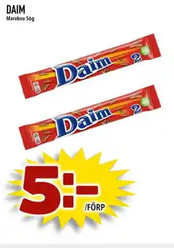 Prisma Mat Marabou Daim erbjuda