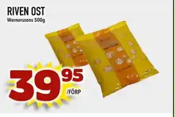 Prisma Mat Wernerssons Riven ost erbjuda