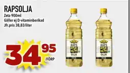 Prisma Mat ZETA Rapsolja erbjuda