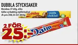 Prisma Mat Marabou Dubbla stycksaker erbjuda