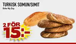 Din Mat Turkisk somun/simit erbjuda