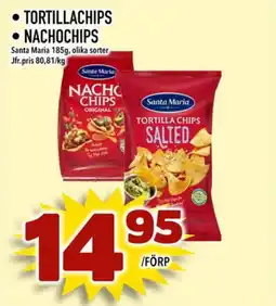 Din Mat Santa Maria Tortillachips • Nachochips erbjuda