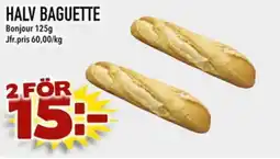Din Mat Halv baguette erbjuda
