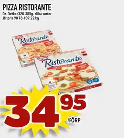 Din Mat Dr. Oetker Pizza Ristorante erbjuda