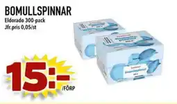 Din Mat ELDORADO Bomullspinnar erbjuda