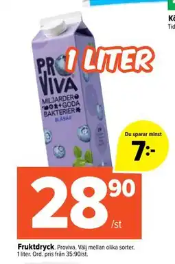 Coop Extra Fruktdryck erbjuda