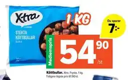 Coop Extra Köttbullar, Medlemspris erbjuda