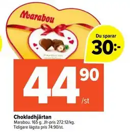 Coop Extra Chokladhjärtan erbjuda