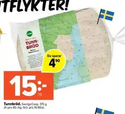 Coop Extra Tunnbröd erbjuda