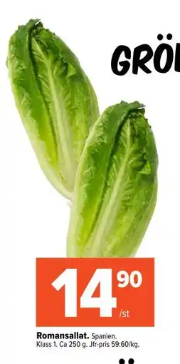 Coop Extra Romansallat erbjuda