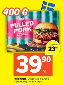 Coop Extra Pulled pork erbjuda