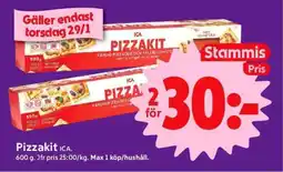 ICA Supermarket Pizzakit ICA erbjuda