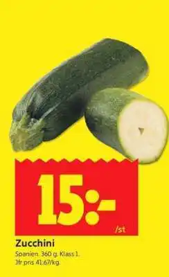 ICA Supermarket Zucchini erbjuda