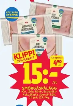 Ica Hajen Lagpris ICA Smörgåspålägg erbjuda