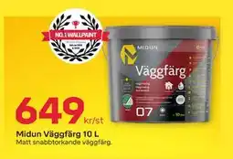 Byggmax Midun Väggfärg 10 L erbjuda