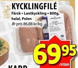 Matvärlden Tensta KYCKLINGFILÉ erbjuda