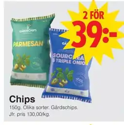 Matöppet Gårdschips Chips erbjuda
