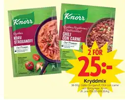 Matöppet Knorr Kryddmix erbjuda