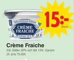 Matöppet Garant Crème Fraiche erbjuda
