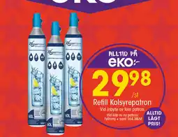 EKO Refill Kolsyrepatron erbjuda