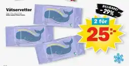Pekås Våtservetter erbjuda