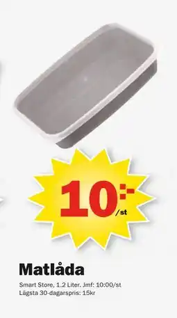 Pekås Matlåda, Medlemspris erbjuda