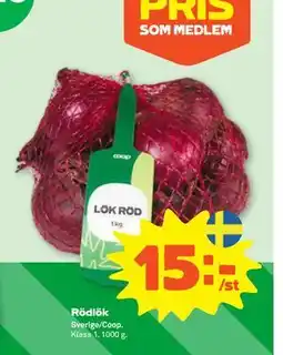 Stora Coop Rödlök erbjuda