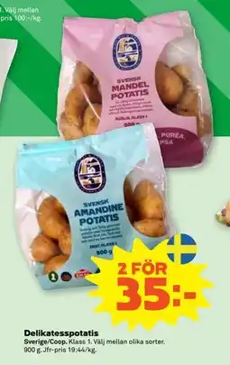 Stora Coop Delikatesspotatis erbjuda