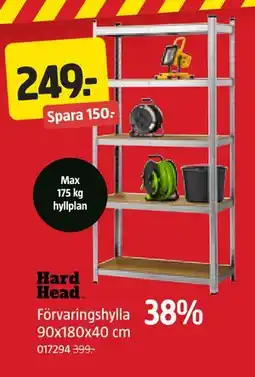 Jula Förvaringshylla 90x180x40 cm erbjuda