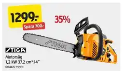 Jula Motorsåg 1,2 kW 37,2 cm³ 14” erbjuda