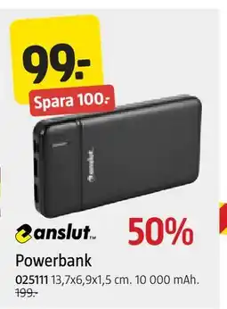 Jula Powerbank erbjuda
