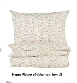 Hemtex Happy Flower påslakanset i bomull, Medlemspris erbjuda