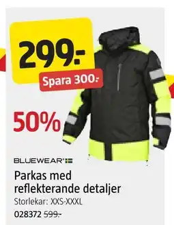 Jula Parkas med reflekterande detaljer erbjuda