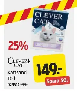 Jula Kattsand 10 l erbjuda