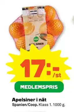 Stora Coop Apelsiner i nät erbjuda