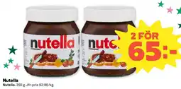 Coop Nutella erbjuda