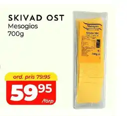 Matrix Butikerna MESOGIOS Skivad ost erbjuda