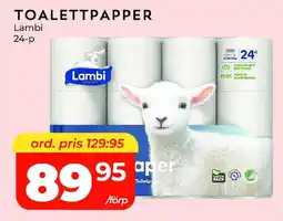 Matrix Butikerna LAMBI Toalettpapper erbjuda