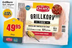 Extra Mjällby Stormarknad Grillkorv erbjuda