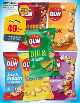 Extra Mjällby Stormarknad OLW Chips erbjuda