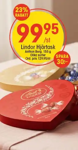 EKO Lindor Hjärtask erbjuda