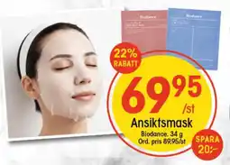 EKO Ansiktsmask erbjuda